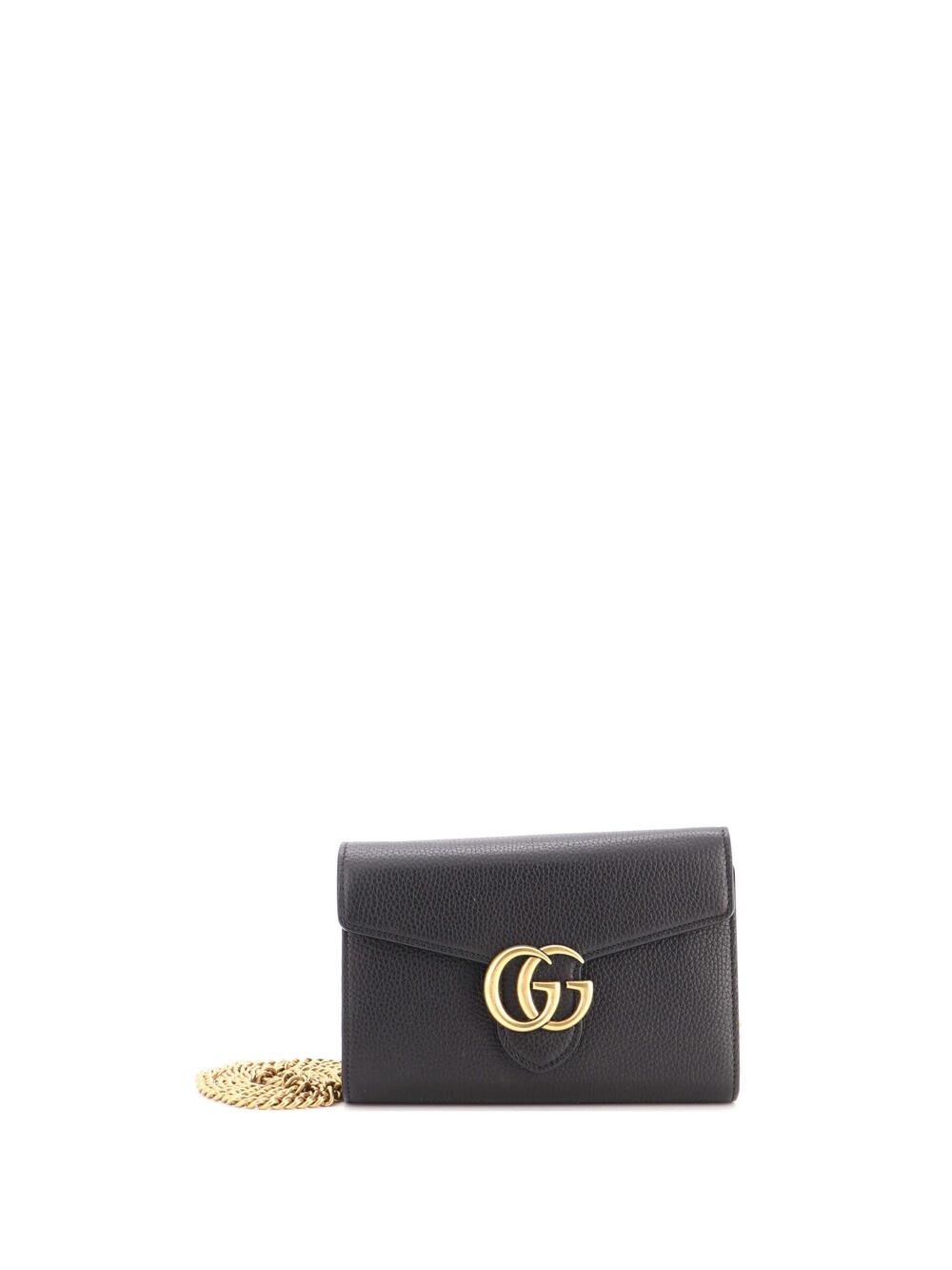 Gucci Gg Marmont Chain Wallet Leather #316856G13B